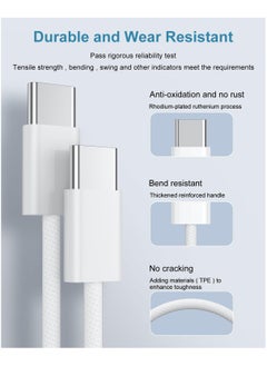 Anmi 20W USB C Wall Charger Plug with 2m USB C to USB C Fast Charging Data Sync Cable for iPhone 16/16 Plus/16 Pro/16 Pro Max,iPhone 15/15 Plus/15 Pro/15 Pro Max, iPad Pro/Air/Mini/10th.  - Image 4