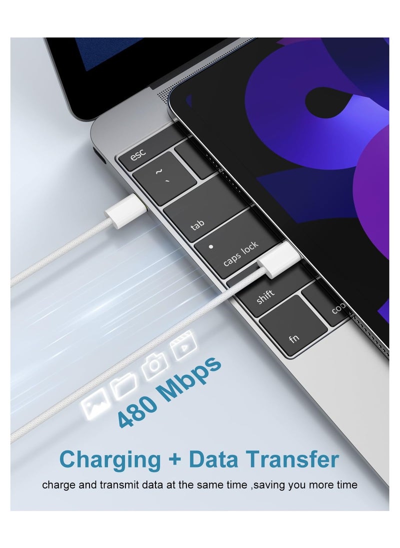 Anmi - 20W USB C Wall Charger Plug with 2m USB C to USB C Fast Charging Data Sync Cable for iPhone 16/16 Plus/16 Pro/16 Pro Max,iPhone 15/15 Plus/15 Pro/15 Pro Max, iPad Pro/Air/Mini/10th. - Image 1
