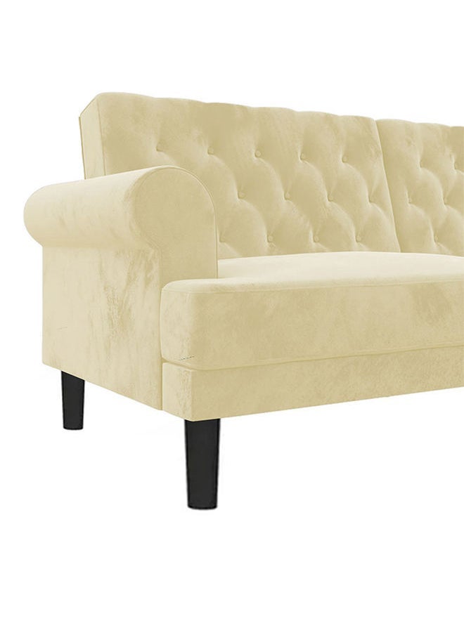 صوفة ديباج شوكولا | 3 - مقاعد صوفا من المخمل 212x82x84 سم   - سكري - Image 5