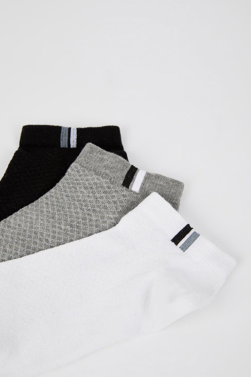 DeFacto Men's Cotton 3 Pack Short Socks - Image 4