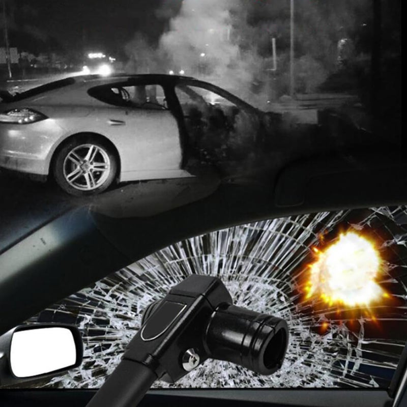 T Shape Anti Theft Car Steering Wheel Lock with Black High Security Cylinder for Sedan Van - Image 5