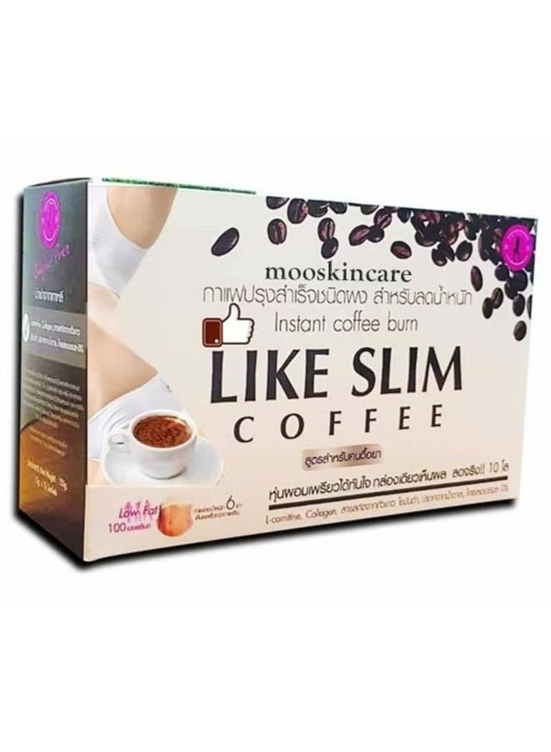 Idol LIKE SLIM COFFEE Instant Coffee Burn Style Drink – 10 Sachets Pack - Image 1