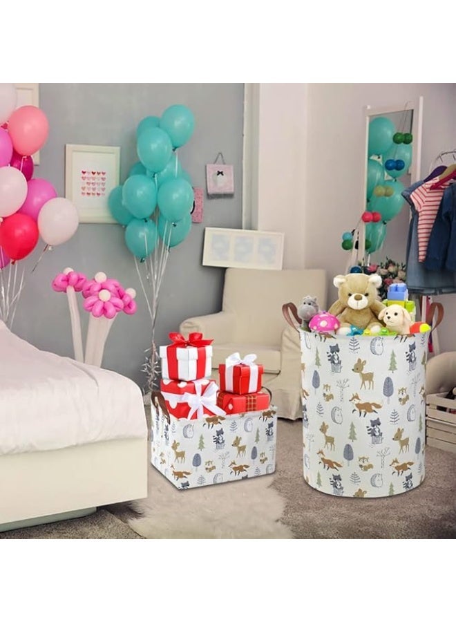 Baby Laundry Hamper,kids laundry Basket,Waterproof Storage Bin for Bedroom,Clothes Organizer Basket,Toys Box,Room Decor(Animal) - Image 3