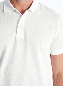 LC WAIKIKI Polo Neck Short Sleeve Men's Textured T-Shirt  - Image 4