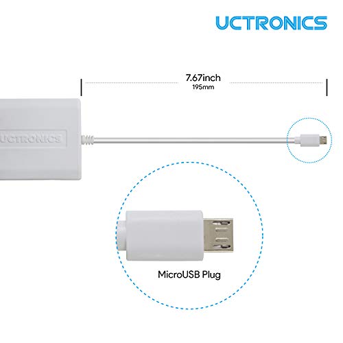 UCTRONICS for Raspberry Pi Zero Ethernet and Power, Micro USB Ethernet/PoE Adapter for Fire TV Stick, Chromecast, Google Mini, and More, IEEE 802.3af Compliant - Image 3