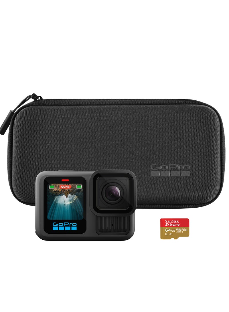 جو برو حزمة خاصة من GoPro Hero13 Black مع بطاقة microSD سعة 64 جيجابايت - Image 1