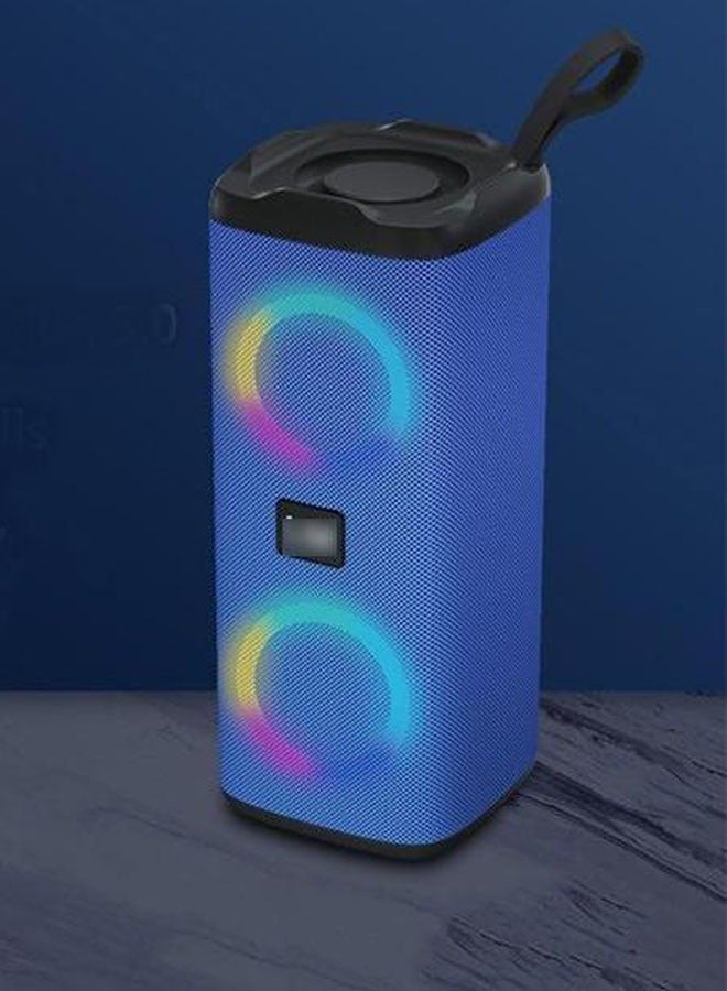 Portable Bluetooth Speakers Waterproof Wireless Speaker with 4 Ω 5W+5W Loud Stereo Sound Outdoor Speaker with Bluetooth 5.3 Deep Bass RGB Lights 3-4 H Playtime for Home Party  - Image 1