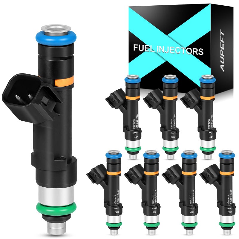 AUPEFT High Performance Fuel Injectors Fits forFord F150 20072008 F250 Super Duty 20072010 F350 Super Duty 20072010 forLincoln Mark LT 20072008 54L Replacement OE 0280158138 - Image 2