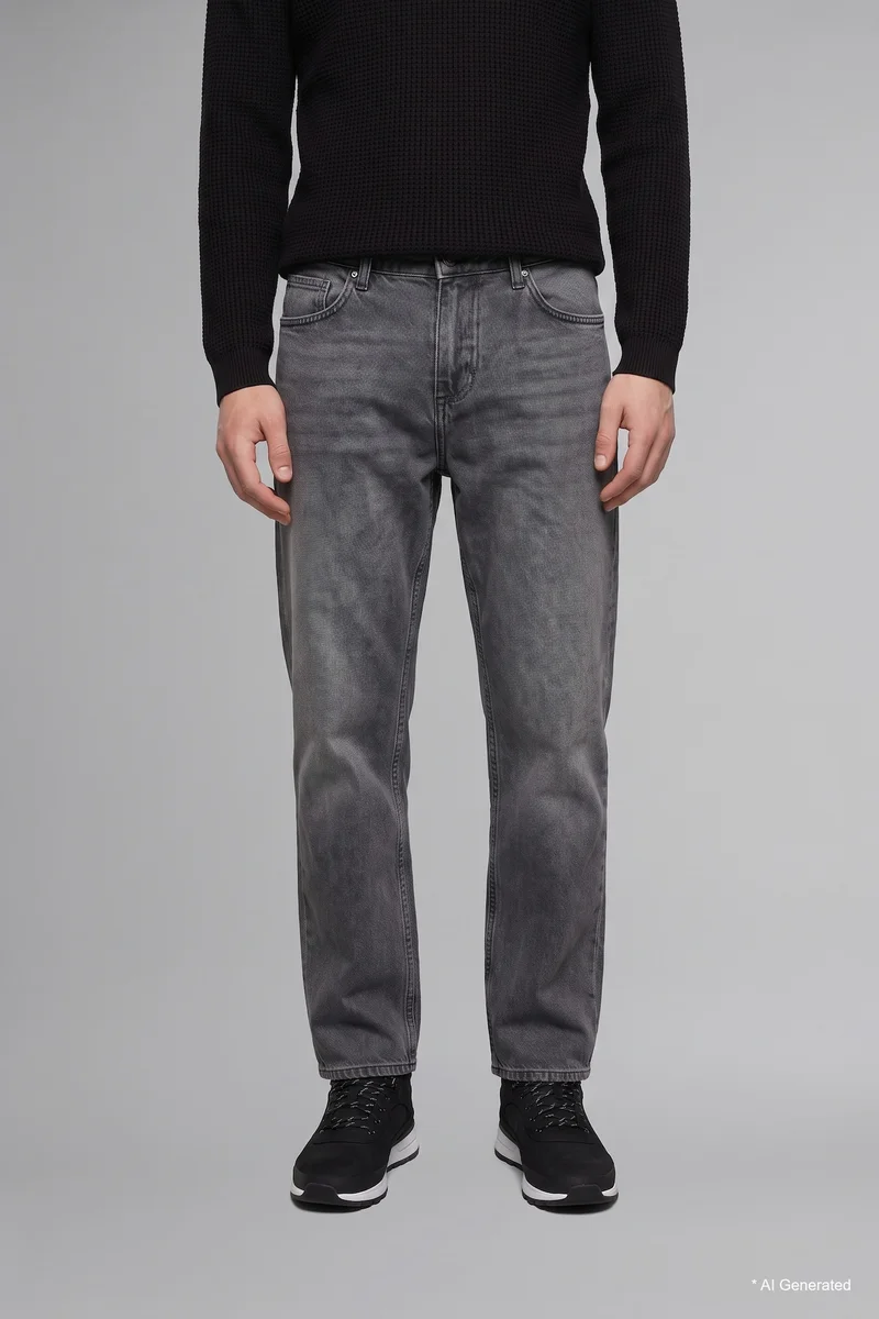 Defacto  Baggy Fit Wide Leg Regular Waist Jeans for Men | Best Price UAE