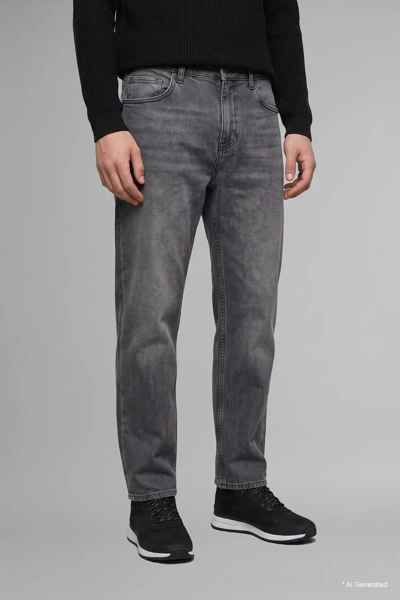 Defacto  Baggy Fit Wide Leg Regular Waist Jeans for Men | Best Price UAE