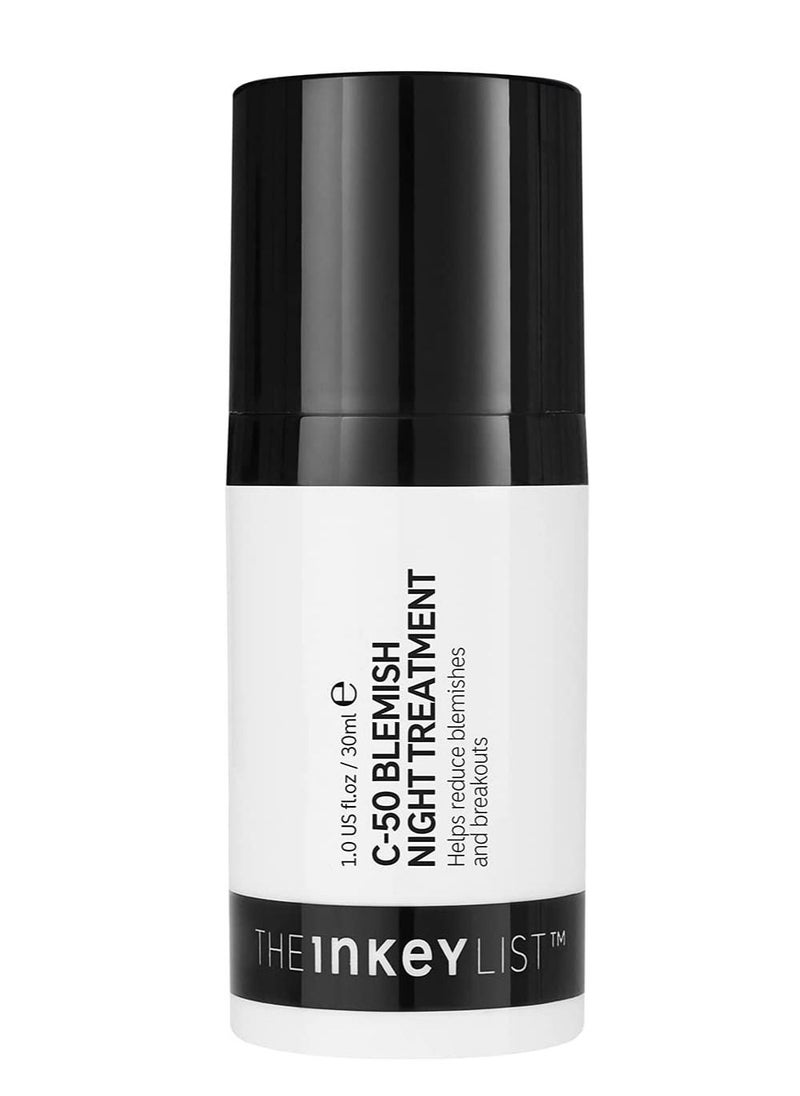The Inkey List The INKEY List C-50 Blemish Night Treatment to Reduce Breakouts and Blemishes  - Image 1