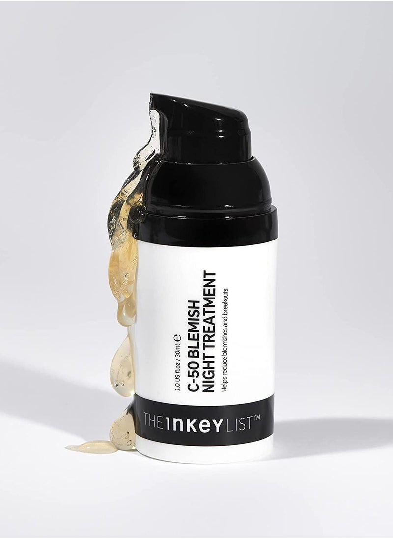 The Inkey List - The INKEY List C-50 Blemish Night Treatment to Reduce Breakouts and Blemishes - Image 1
