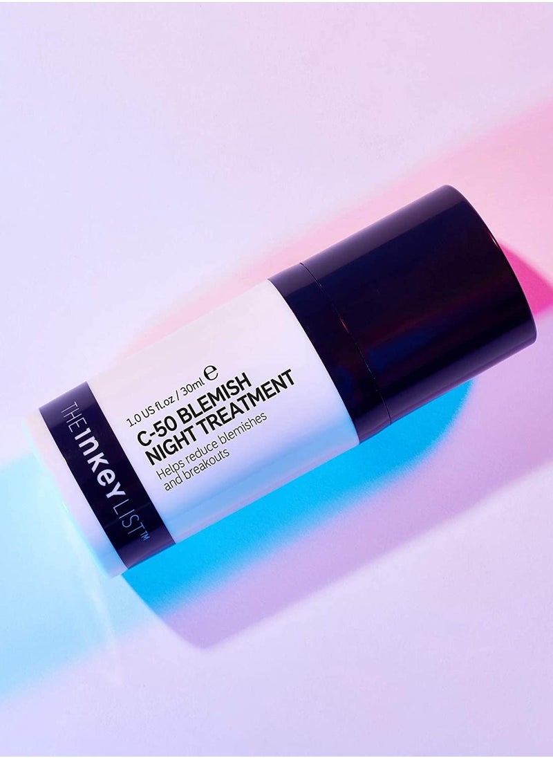 The Inkey List The INKEY List C-50 Blemish Night Treatment to Reduce Breakouts and Blemishes  - Image 5
