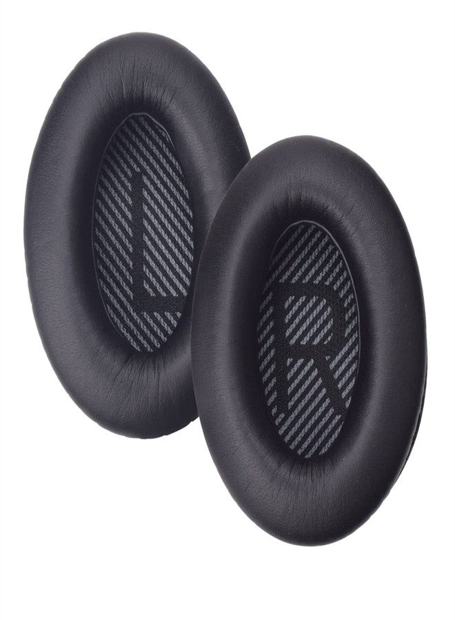 Saipomor QC45 Replacement Ear Pad Cushions Compatible with Bose QuietComfort 15 QC15 QC25 QC35 QC35II QC45 AE2 AE2i AE2W SoundTrue SoundLink Headphones(Black) - Image 1