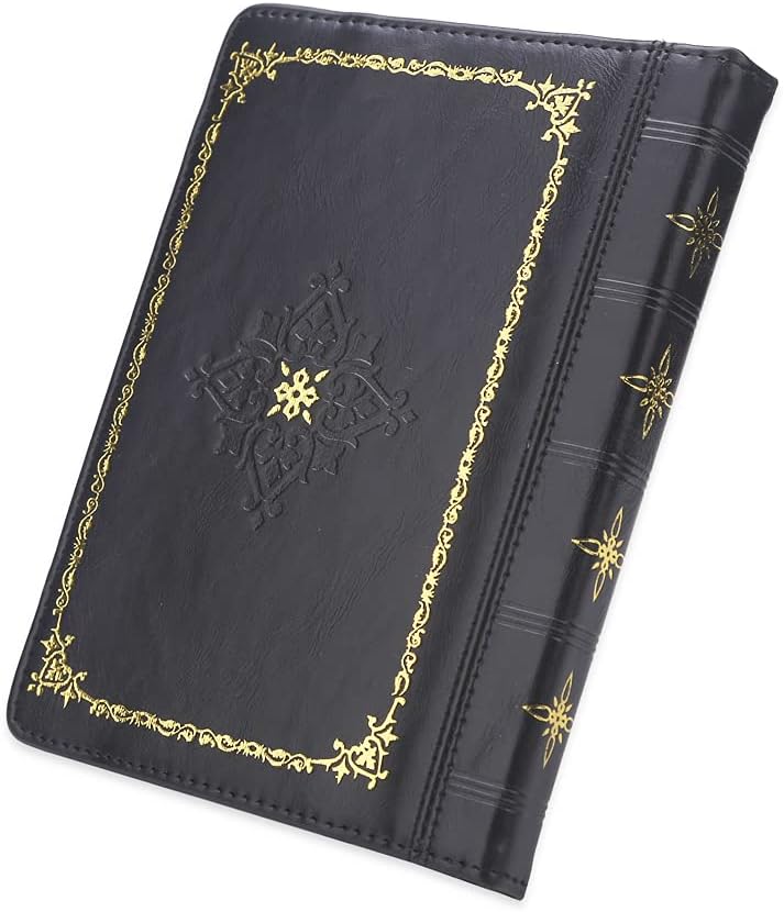 ENJOY-UNIQUE Book Style Pu Leather Case Cover for 6" ebook Reader Case Cover for Sony/kobo/Pocketbook/Nook/tolino 6inch ebook Reader (Black) - Image 1