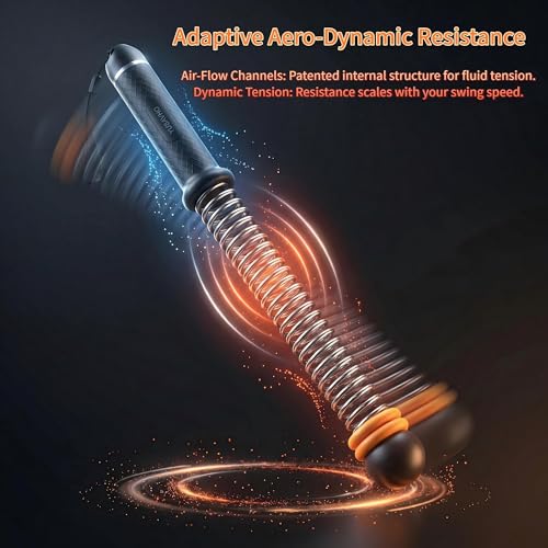 YUSAVHO Adjustable Ropeless Battle Ropes for Home Gym for Men & Women, Quiet Air Resistance Heavy Duty Cordless Battle Rope,Exercise Ropes with Variable Resistance, Strength & Low-Impact Cardio for HIIT - Image 3