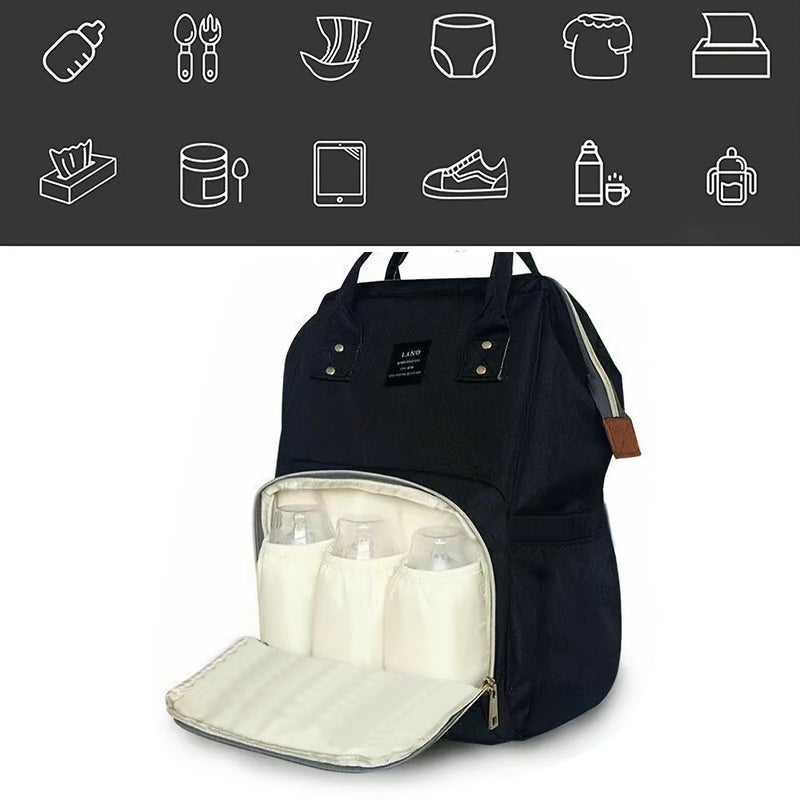 Personalized Custom Large Mommy Diaper Backpack Nappy Bags Travel Essentials Nursing Organizer - Image 3