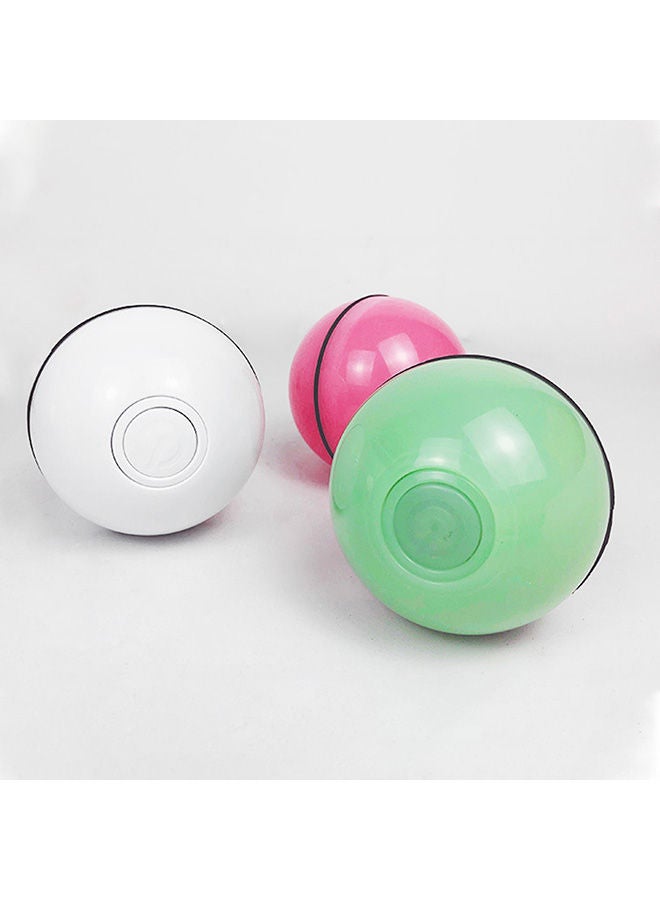 NIBEMINENT Interactive Cat Ball Toys White 7x7x7cm - Image 4