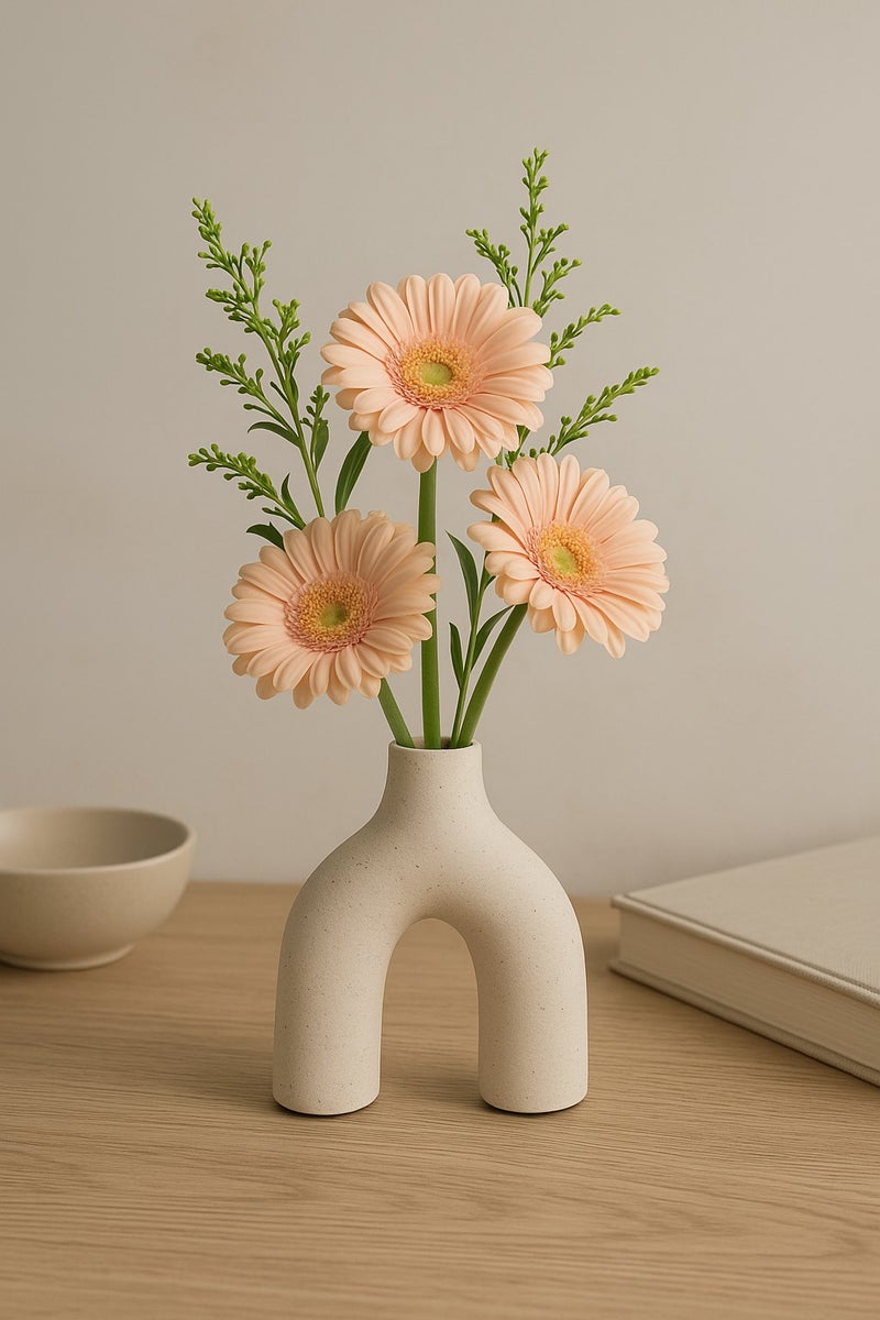 bilutih Ceramic Vase, Vintage Home Decor, Modern Bohemian Scandinavian Decor, for Living Room Office, Wedding Party Decor, Restaurant, Restaurant, Wedding, Wedding - Image 1