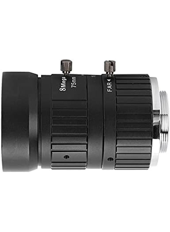 8MP C Mount Industrial Camera Lens 75mm Length 1in Image Format Manual Iris - Image 3