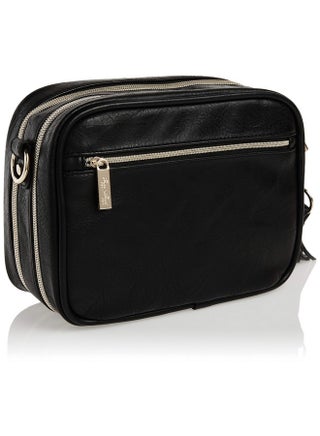 Chelsea + Cole for Itzy Ritzy Crossbody Diaper Bag - Includes 6 Pockets, Changing Pad & Tassel; Black with Sweetheart Print - pzsku/ZE5ADB7F9920DC0213D66Z/45/1747740437/8cae2d65-3490-4f98-859b-d3d94071b633