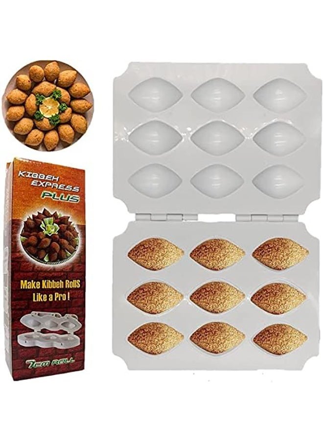Arabest Meatball Mold, Manual Meatloaf Mould, Meat Filling Cooking Press Tool, Sturdy DIY Meatball Making Tools for Cake Dessert Mold, Homemade Kitchen Cooking Tools, 9 Grids  - Image 1