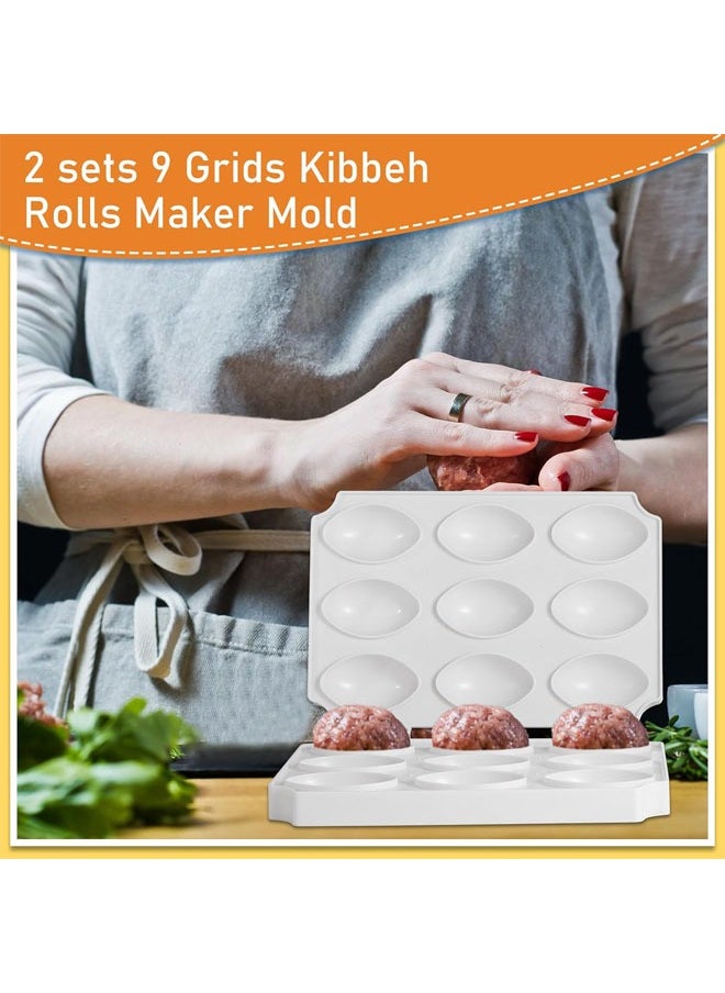 Arabest Meatball Mold, Manual Meatloaf Mould, Meat Filling Cooking Press Tool, Sturdy DIY Meatball Making Tools for Cake Dessert Mold, Homemade Kitchen Cooking Tools, 9 Grids  - Image 5
