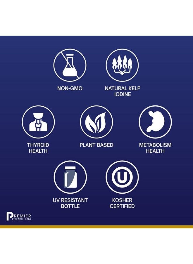 Premier Research Labs - Thyroven Supports Thyroid Function Features Nutraceutical Formula With Atlantic Kelp Wild Bear Garlic Chlorella Fennel Turmeric & Parsley 60 Plant Source Capsules - Image 1