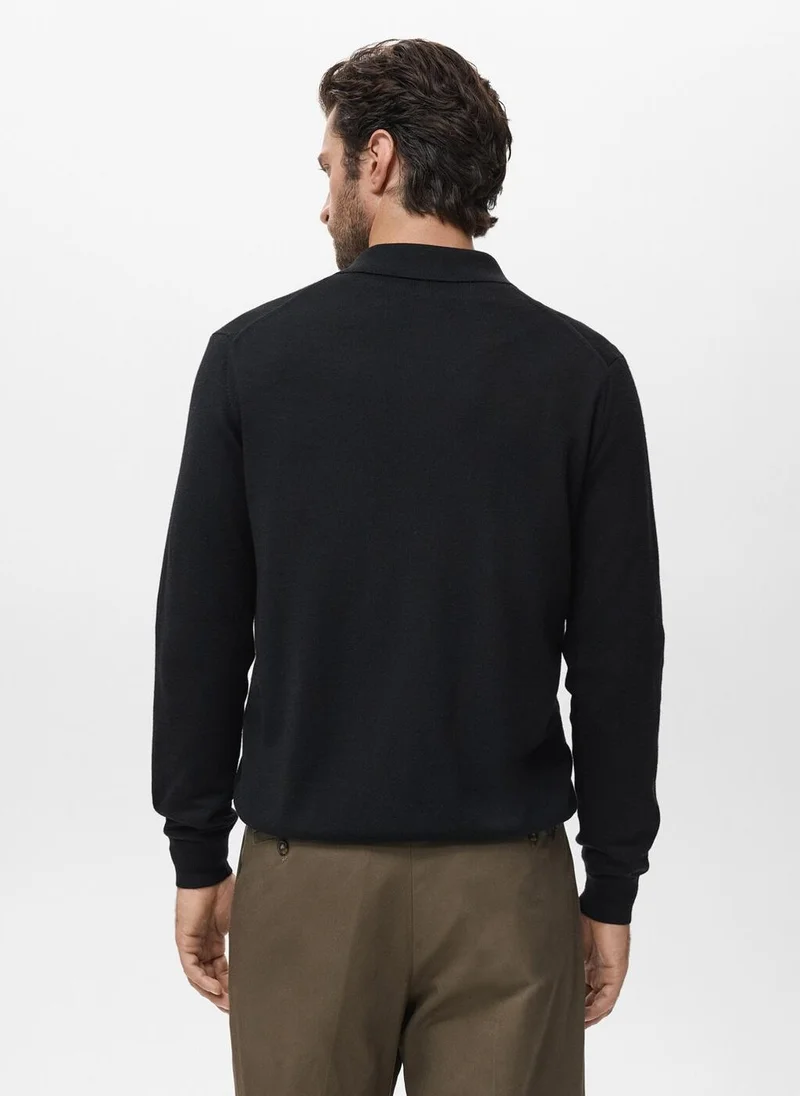مانجو مان 100% merino wool cardigan