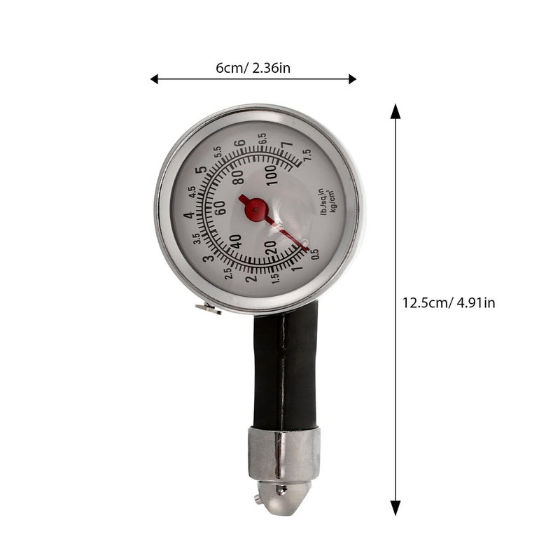 Digital Tire Pressure Gauge Stainless Steel with Protective Case for Car Automotive Use - Image 3