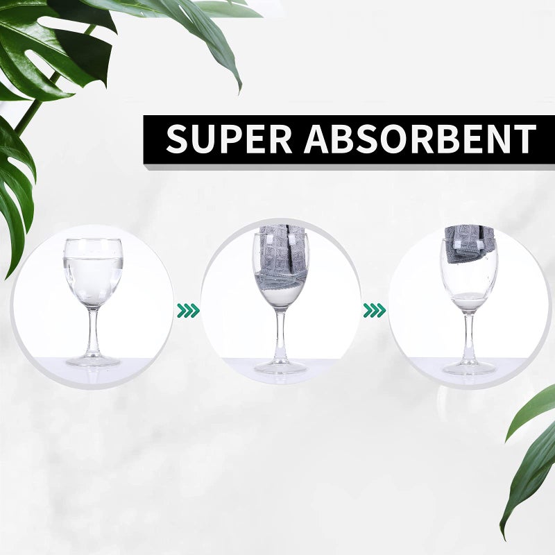 Homaxy Premium Microfber Wafle Weave Kitchen Dish Cloths  12 x 12 Inch Ultra Absorbent and Solid Color Dish Towels for Kitchen Fast Drying Dishcloth for Washing Dishes  6 Pack  Pink - Image 5