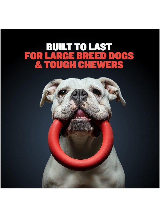 BULLY MAX Chew Ring Toy Long Lasting Dog Chew Toy For Power Chewers, Big Dogs, & Pit Bulls. Improves Mental Health, Keeps Dogs Busy For Hours. - Image 2