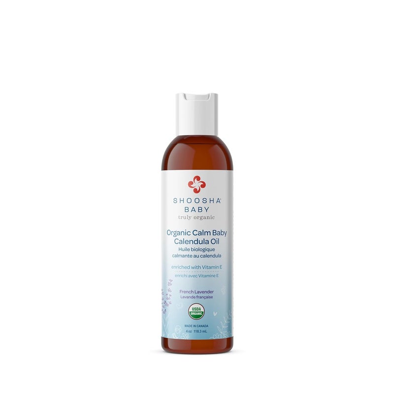 Shoosha Organic Calendula Oil French Lavender for Babies Real Calendula Oil Calendula Massage Oil Moisturizer Hypoallergenic GlutenFree 100 Biodegradable - Image 2