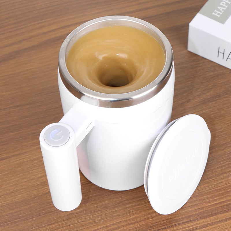 Rechargeable Mixing Cup Magnetic Automatic Stirring Coffee Cup Protein Powder Electric Stainless Steel Cup Lazy Water Cup Printing - Image 3