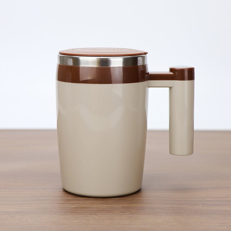 Rechargeable Mixing Cup Magnetic Automatic Stirring Coffee Cup Protein Powder Electric Stainless Steel Cup Lazy Water Cup Printing - Image 1