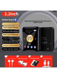 Generic Student Version Mp3 Screen Mp4 Walkman Outside Bluetooth Mini Touch Screen English Reading Novels Listening To Songs Hao Bao-Body Color:3.2inch Touch Screen Black [bluetooth 5.4-vocal Dictionary/enlarged Battery] ♢ ♢-Memory Capacity:128gb Has Been Downloaded With Popular Resources (phon + Novel) - Official Standard + [high♢♢  - Image 5