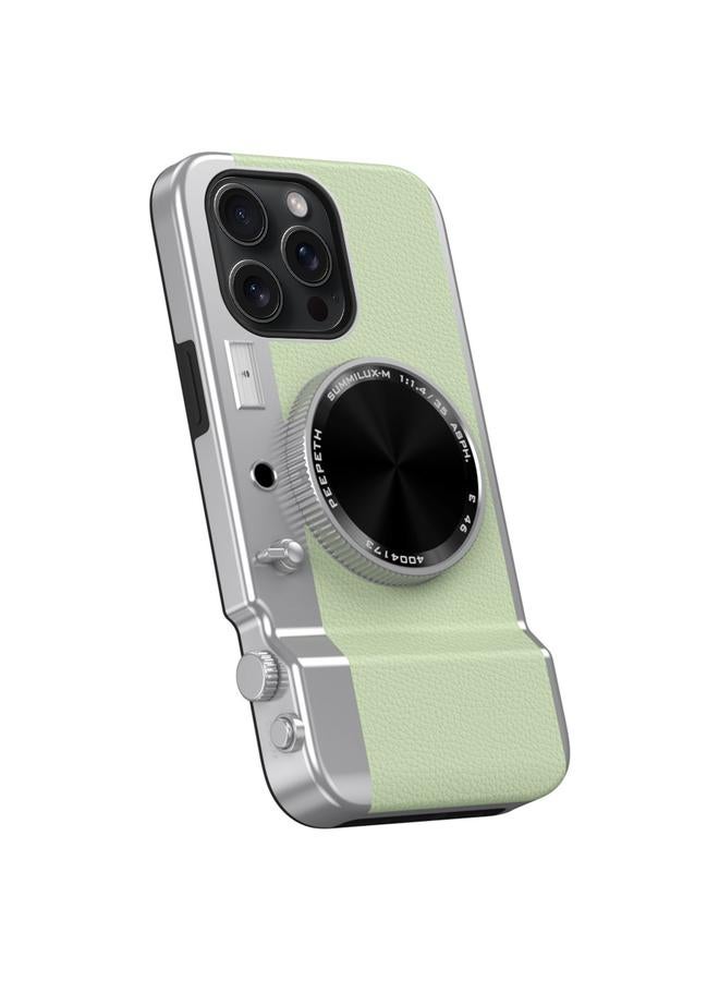 اس-توب جراب لهاتف iPhone 14 Pro Max 3D Retro Bluetooth Camera Magsafe Mirror جراب هاتف - Image 1