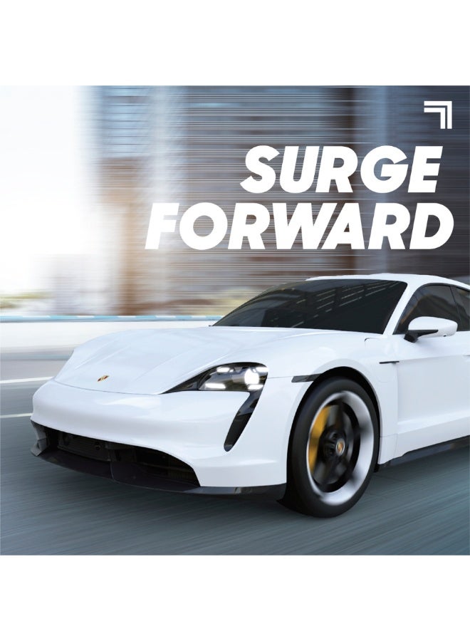 Sharper Image Officially Licensed Porsche Real Drive Steering Remote Control Electric Car, Working LED Lights & USB-C Charging Station Ideal Gift for Kids 6+ Years Collectible RC Toys - Image 3