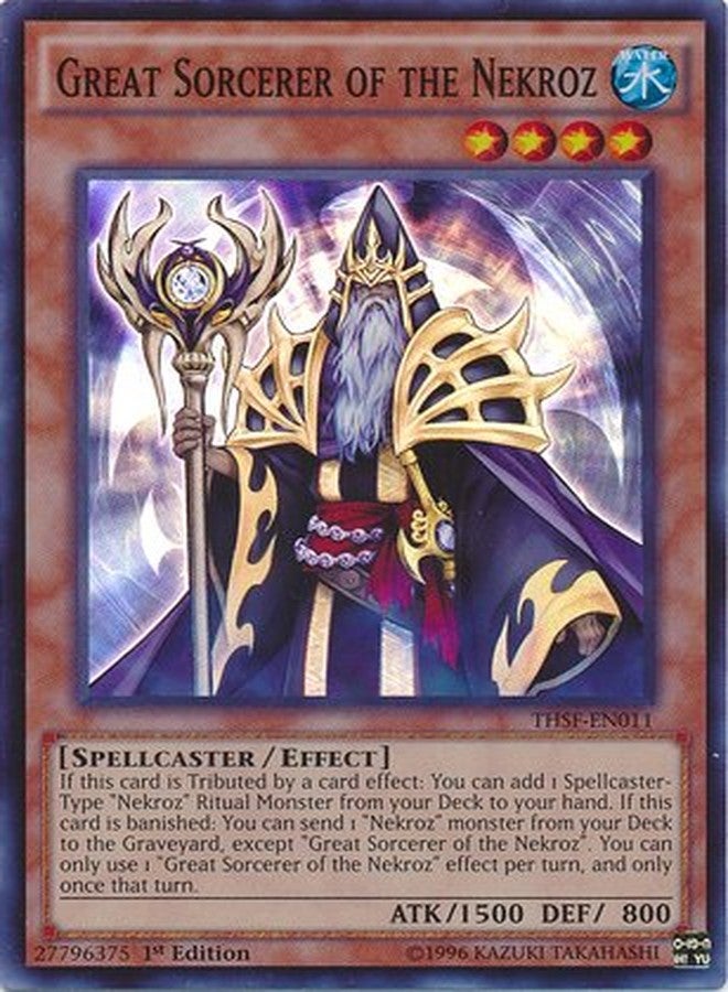 YU-GI-OH! - Great Sorcerer of The Nekroz (THSF-EN011) - The Secret Forces - 1st Edition - Super Rare - Image 2