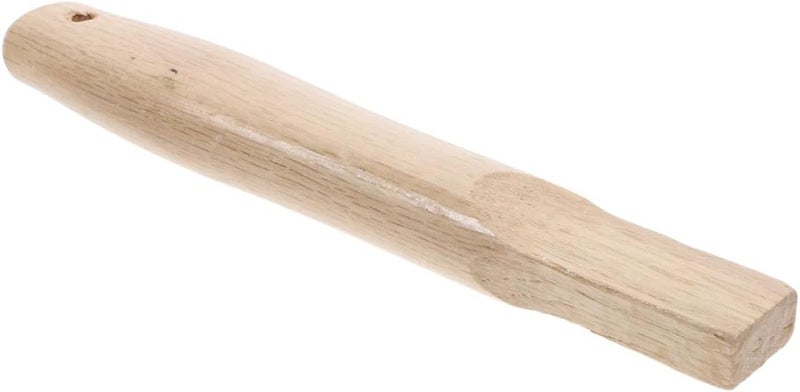 Ciieeo Wooden Tool Handle Replacement 18cm Oak Grip with Square Hole Wedge for Sledge and Splitting Tool Heavy-Duty Use - Image 1