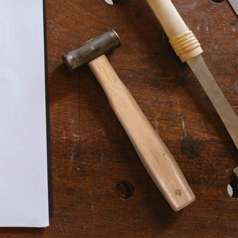 Ciieeo Wooden Tool Handle Replacement 18cm Oak Grip with Square Hole Wedge for Sledge and Splitting Tool Heavy-Duty Use - Image 3