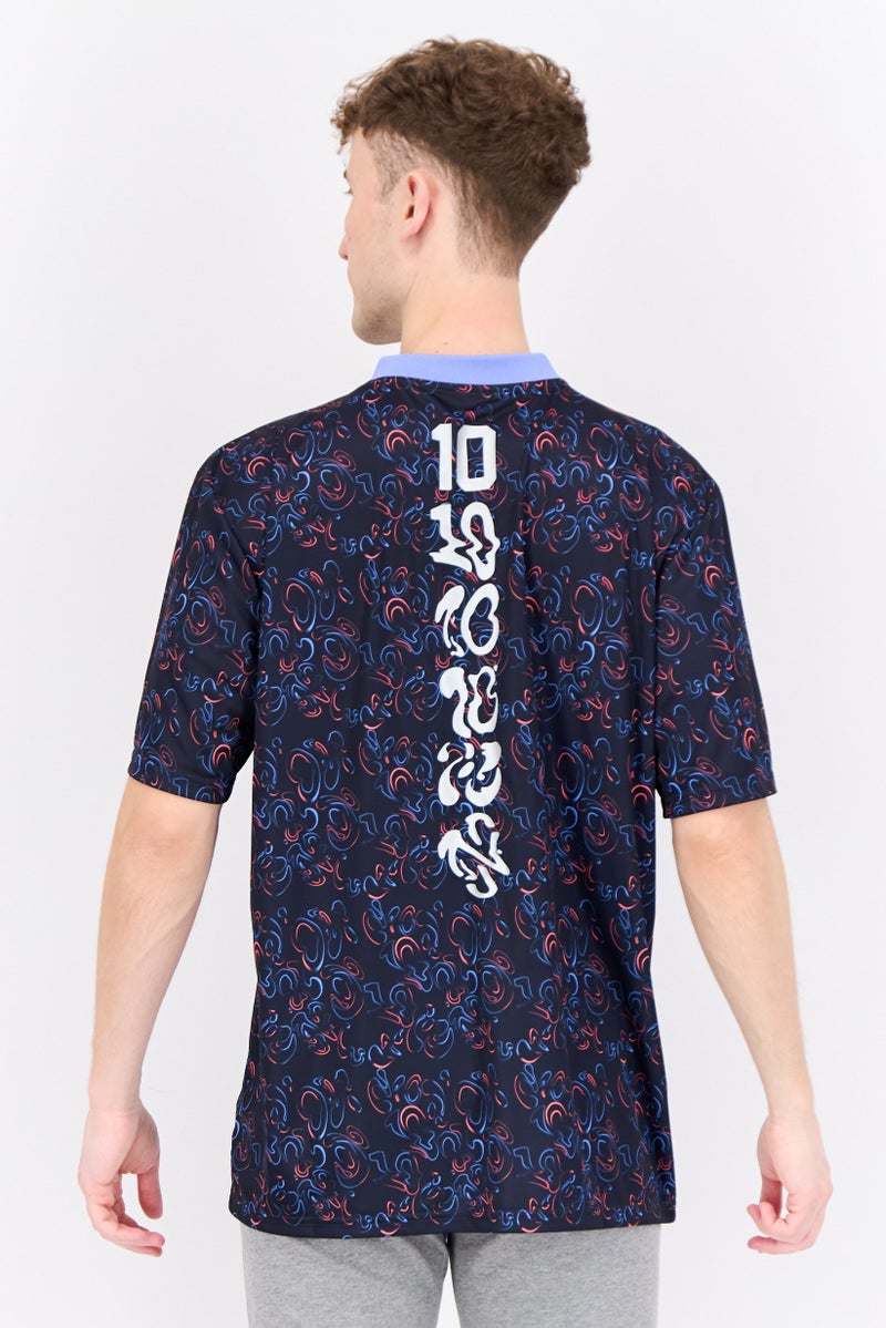 PUMA Puma x NJR Men Sportswear Fit Short Sleeve Neymar JR Football Jersey, Multicolor  - Image 3