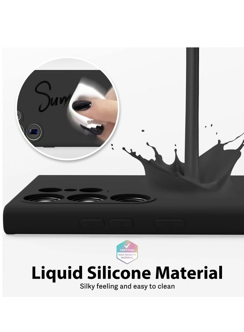 Samsung Galaxy S24 Ultra Cover Liquid Soft Gel Rubber Anti Scratch Genuine Silicone Phone Case for Galaxy S24 Ultra 6.8 inch - Image 4