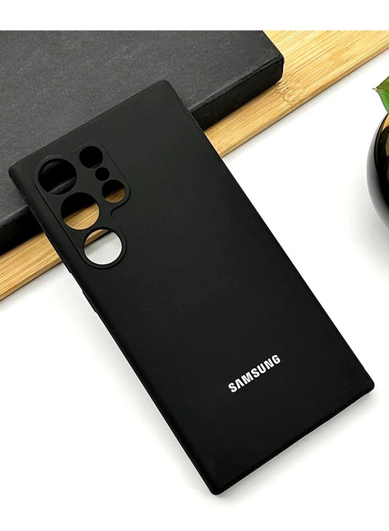 Samsung Galaxy S24 Ultra Cover Liquid Soft Gel Rubber Anti Scratch Genuine Silicone Phone Case for Galaxy S24 Ultra 6.8 inch - Image 3