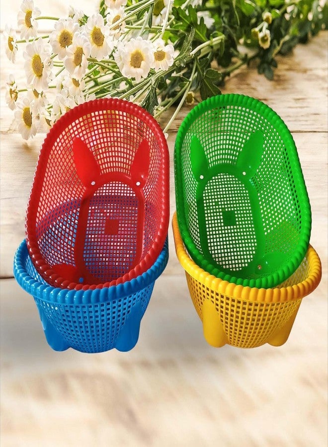 SKYLII Unbreakable Plastic Flexible Storage Baskets|Fruit Vegetable Bathroom Stationary Garden Home Basket with Handles|Storage basket Fruit & Vegetable Basket (4) - Image 1