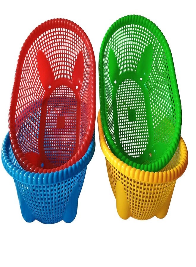 SKYLII Unbreakable Plastic Flexible Storage Baskets|Fruit Vegetable Bathroom Stationary Garden Home Basket with Handles|Storage basket Fruit & Vegetable Basket (4) - Image 5