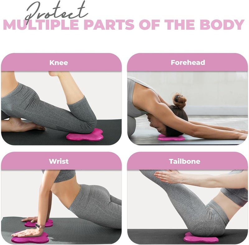 Yes4All 2PCS Yoga Knee Pads Extra Thick Yoga Kneeling Pad for Pilates Exercise 1316 Inches Cushion Knees Elbow Mat Supplies for Women Men Fitness Travel - Image 4