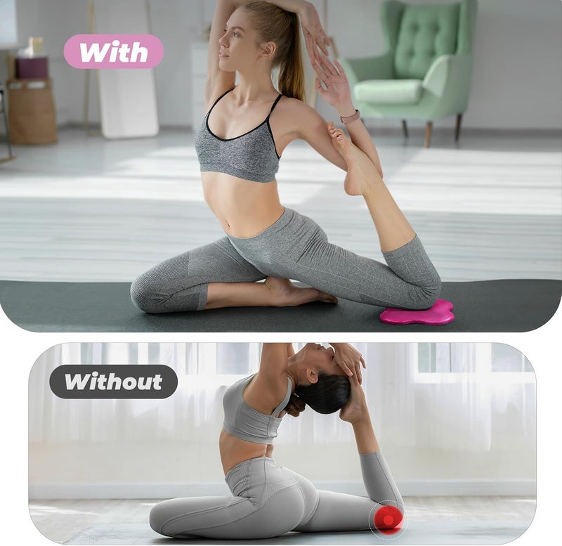 Yes4All 2PCS Yoga Knee Pads Extra Thick Yoga Kneeling Pad for Pilates Exercise 1316 Inches Cushion Knees Elbow Mat Supplies for Women Men Fitness Travel - Image 5