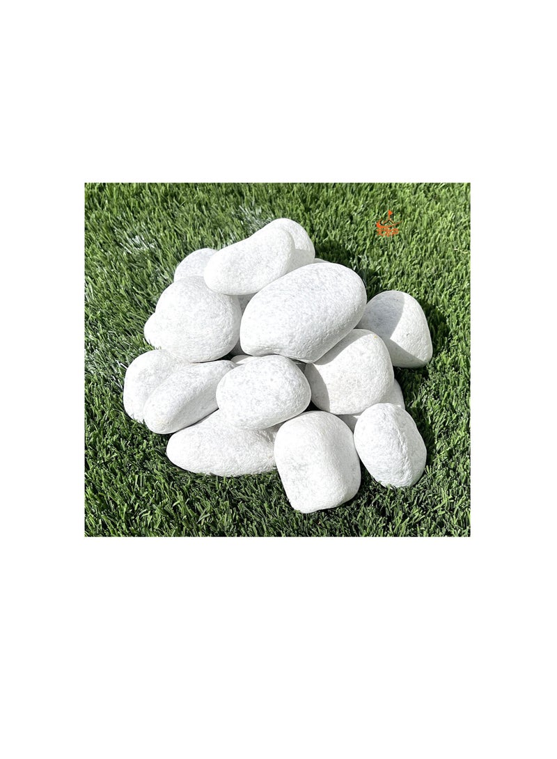 KNP White Marble Pebbles 20KG Bag 3-5 cm - Image 3