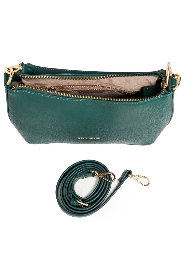 David Jones- Two type adjustable Strap bag with Minimal style Design- loose style Daily bag made of fine quality Model cm6934A- Spacious Big Everyday bag for All women - Image 3